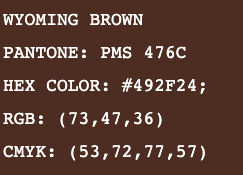 Wyoming brown